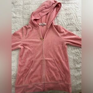 Juicy Couture Pink Zip Up Sweatshirt